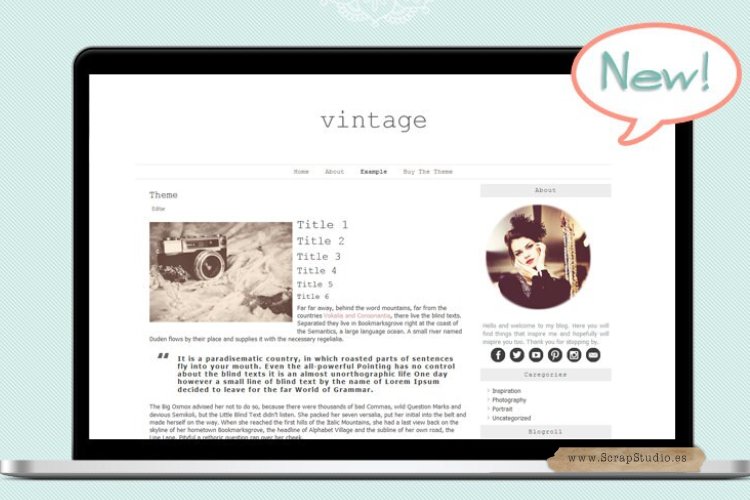 Vintage – WordPress Theme