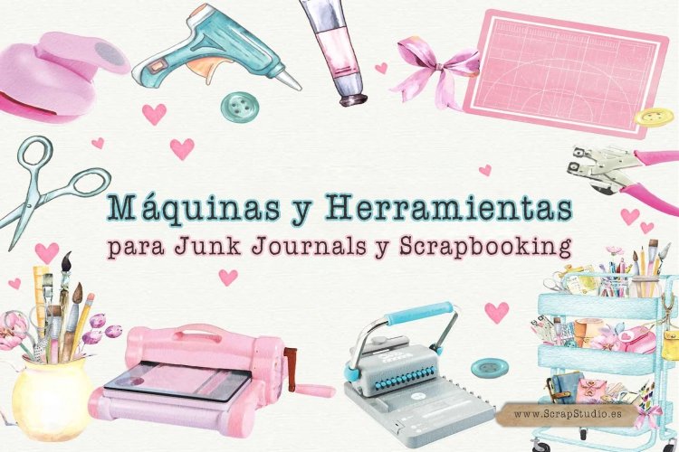 Las 8 Mejores Máquinas y Herramientas para Junk Journals y Scrapbooking
