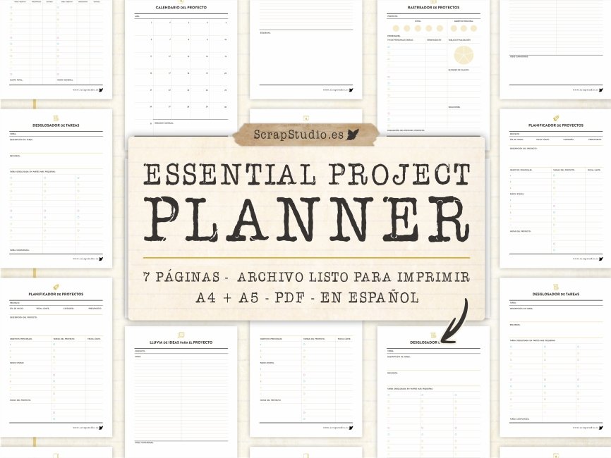 Planificador de Proyectos Esencial