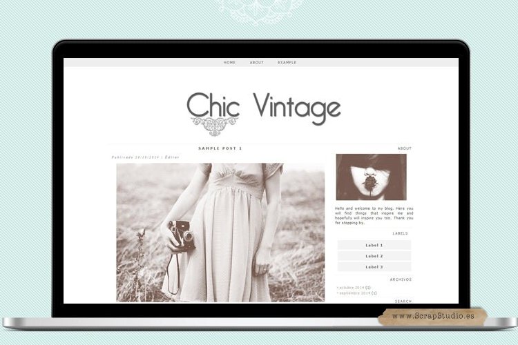 Chic Vintage - WordPress Theme