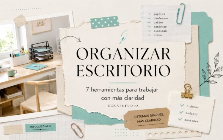 Organizar escritorio: 7 herramientas que uso para trabajar con claridad