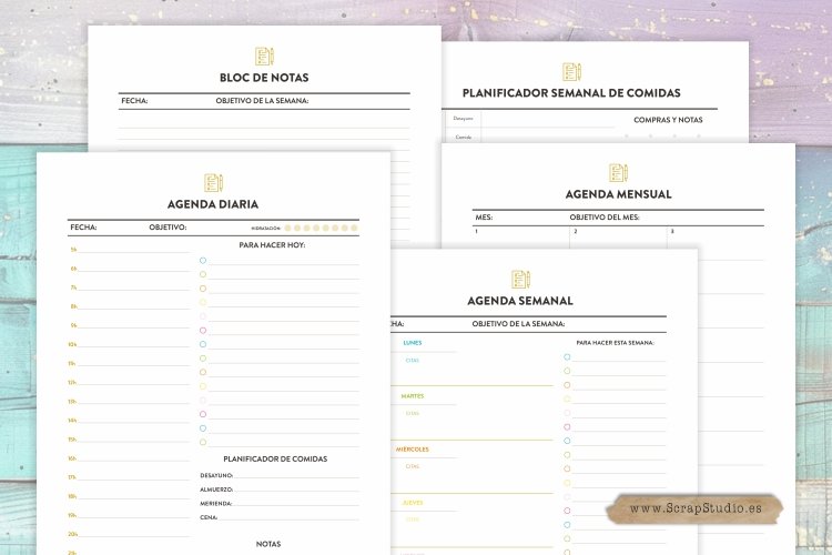 Planificador Esencial: Para Almas Minimalistas - Imprimible