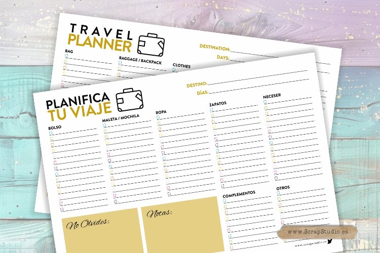 Planificador de viajes imprimible: 7 razones para organizar mejor tus escapadas